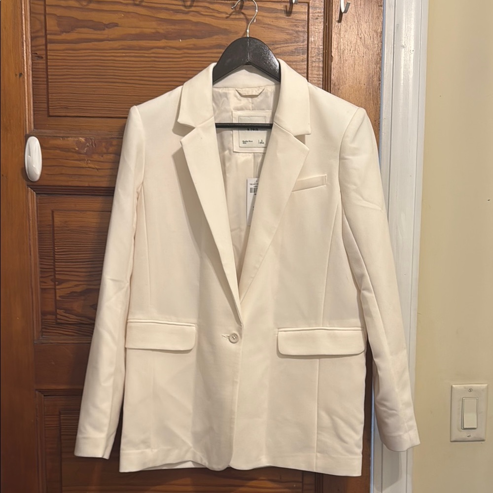 Elegant Cream Blazer by Express